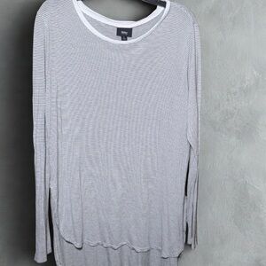 Striped Long Sleeve Blouse